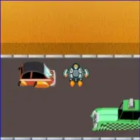Robot Cross Road online oyun büyük