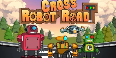 online ve ücretsiz Robot Cross Road oyna
