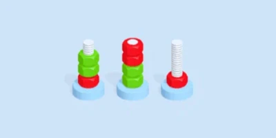 online ve ücretsiz Nut And Bolt Renk Eşleştirme Bulmaca oyna