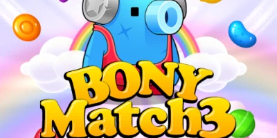 online ve ücretsiz Bony Match3 ile üçlü tatlı eşleştirme oyna