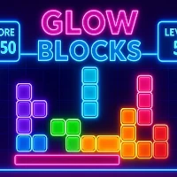 online ve ücretsiz Glow Blocks oyna
