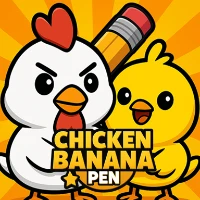 online ve ücretsiz Chicken Banana Pen oyna