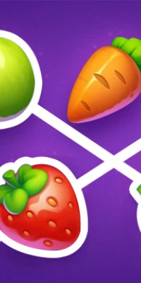 online ve ücretsiz Meyve Bağlama Oyunu Connect Fruits 100+ Seviye oyna