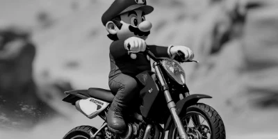  Mario Wheelie 