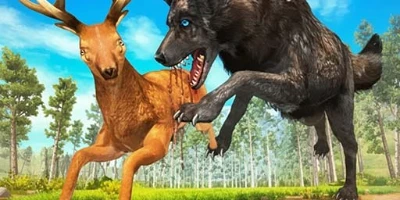 online ve ücretsiz Wolf Simulator Forest Hunt 3D oyna