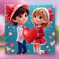  Valentine Couple Jigsaw Puzzle 