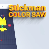 online ve ücretsiz Stickman Color Saw  oyna