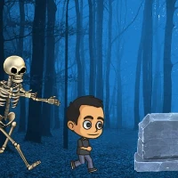 online ve ücretsiz Spooky Forest Run oyna